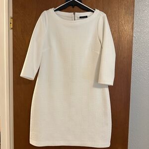 Tommy Hilfiger Winter White Long Sleeve Dress